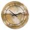 Designart Cream & Brown Curious Sky Glam Wall Clock
